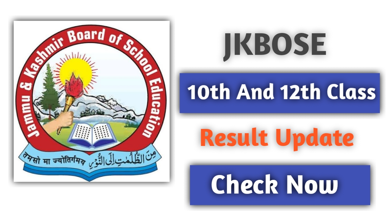 JKBOSE 10th and 12th Class Result Update